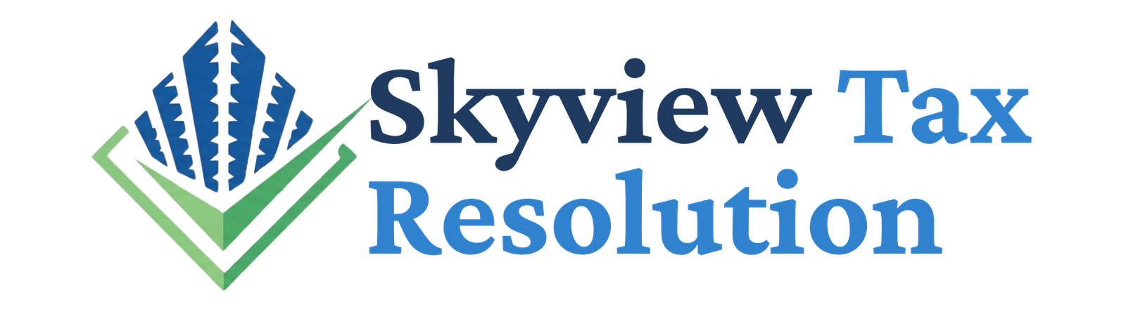 Skyview Tax Resolution Logo with no background